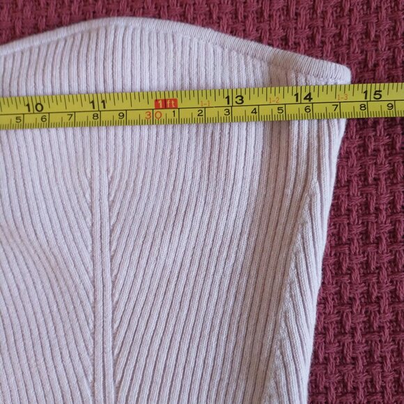 Reformation Jenni Strapless Sweater Knit Tube Top in Light Pink - Picture 5 of 10